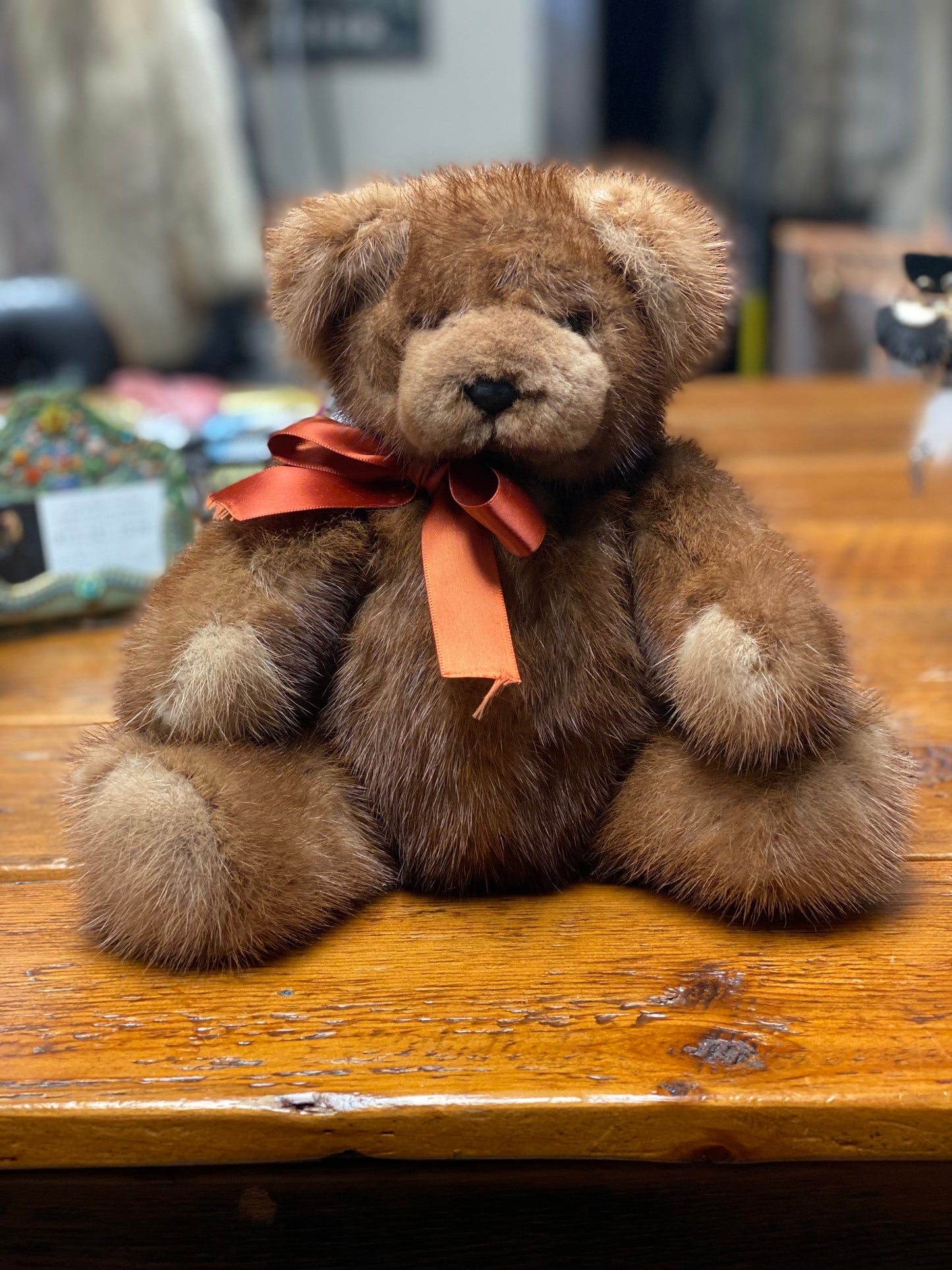 Fur teddy bear